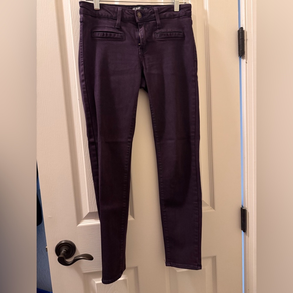 Just Black Plum Skinny Jeans